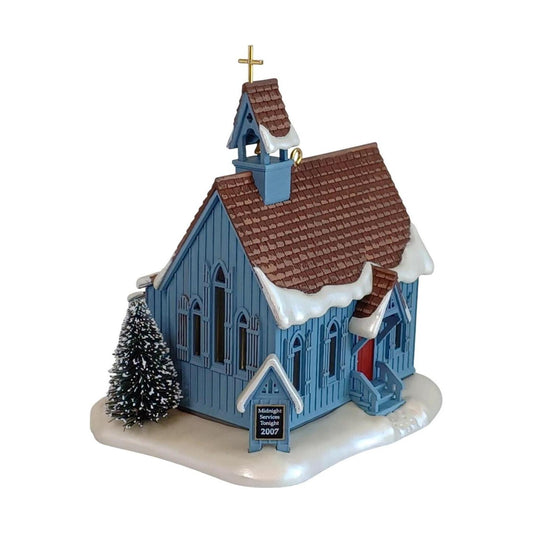 2007 Chapel in the Woods Hallmark Ornament (Candlelight Services) QX7029 Image1