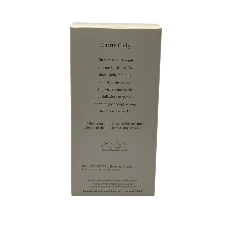 2007 Chatty Cathy Hallmark Ornament (Chatty Cathy) QXI7259