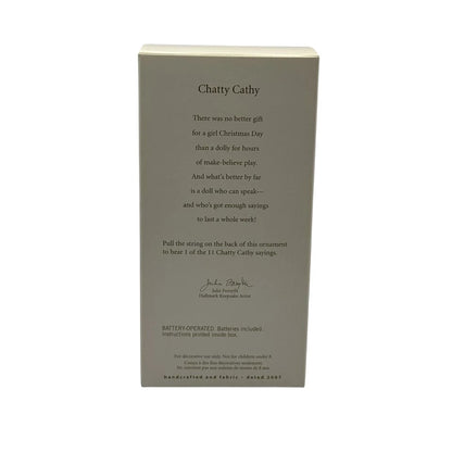 2007 Chatty Cathy Hallmark Ornament (Chatty Cathy) QXI7259
