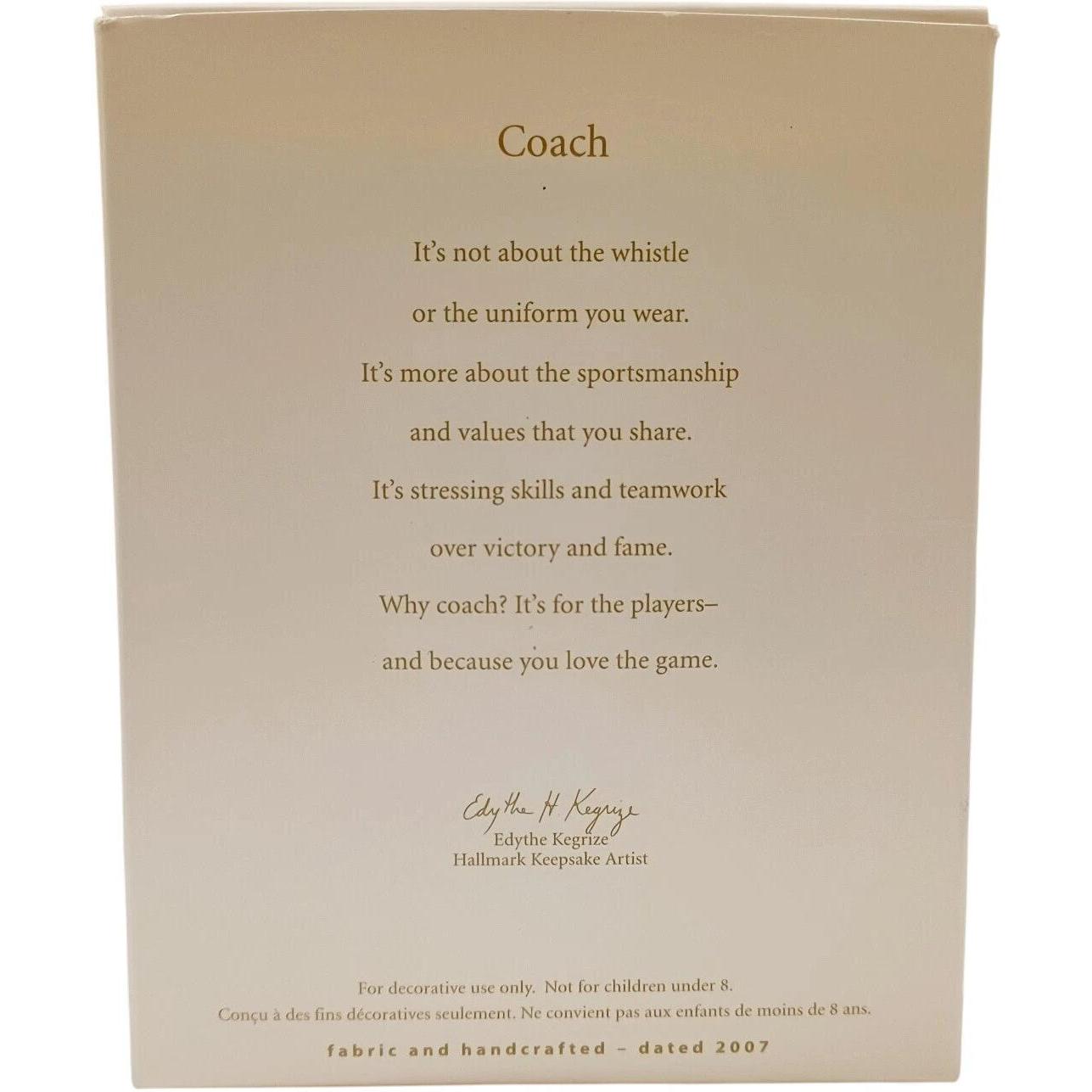 2007 Coach Hallmark Ornament (Coach) QXG2057