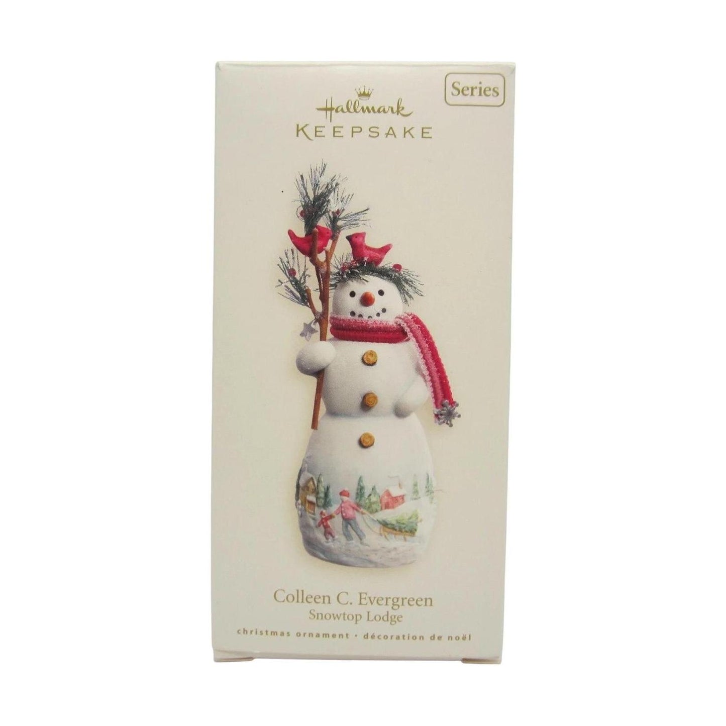 2007 Colleen C. Evergreen Hallmark Ornament (Snowtop Lodge) QX7157 Image2