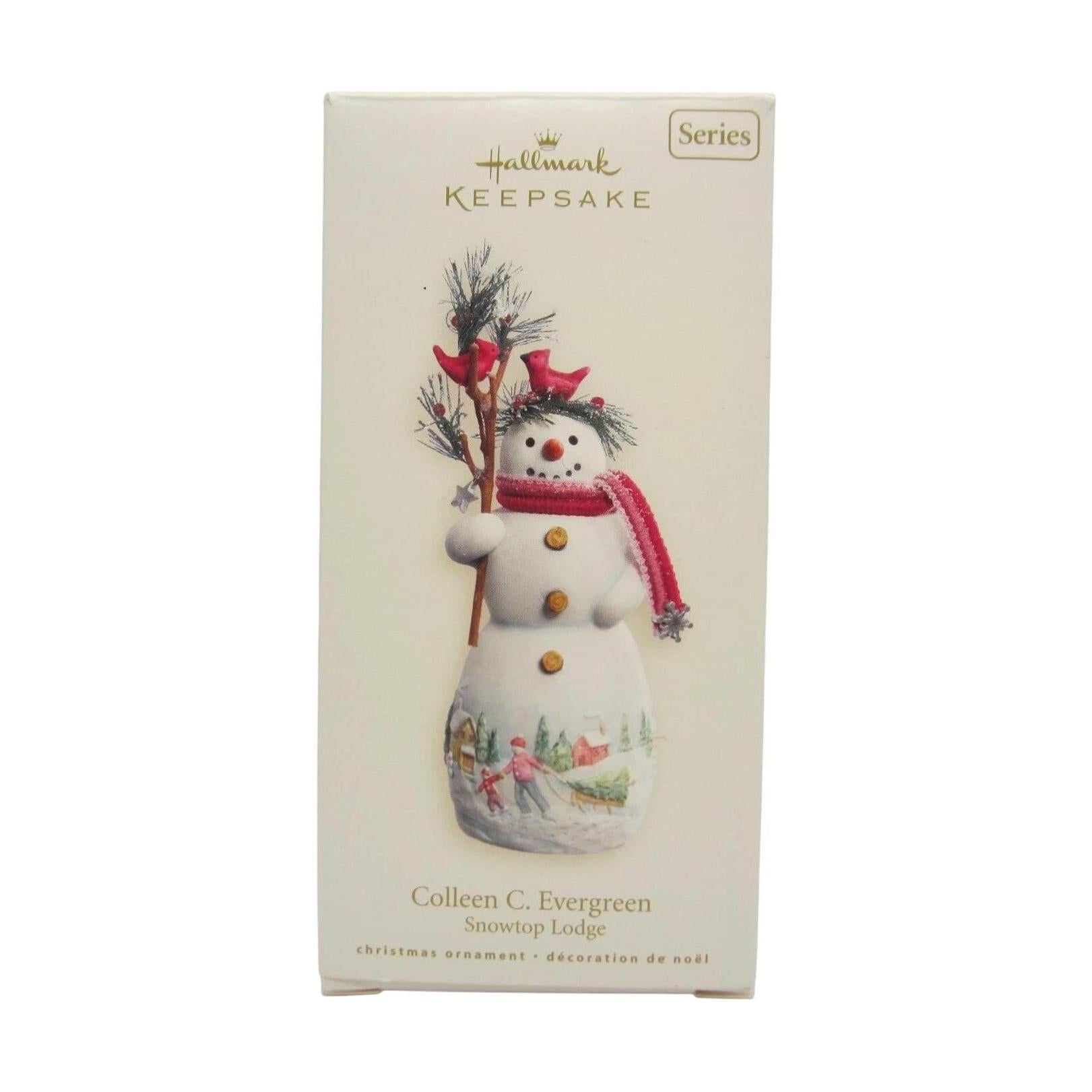 2007 Colleen C. Evergreen Hallmark Ornament (Snowtop Lodge) QX7157 Image2