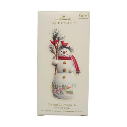 2007 Colleen C. Evergreen Hallmark Ornament (Snowtop Lodge) QX7157 Image2