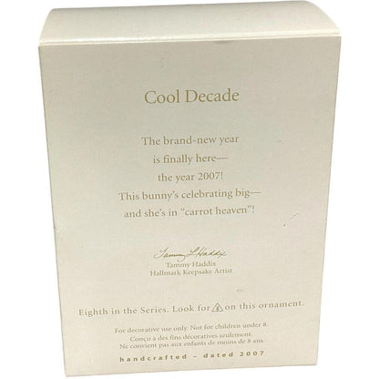 2007 Cool Decade #8 - Rabbit Hallmark Ornament (Cool Decade) QX7137