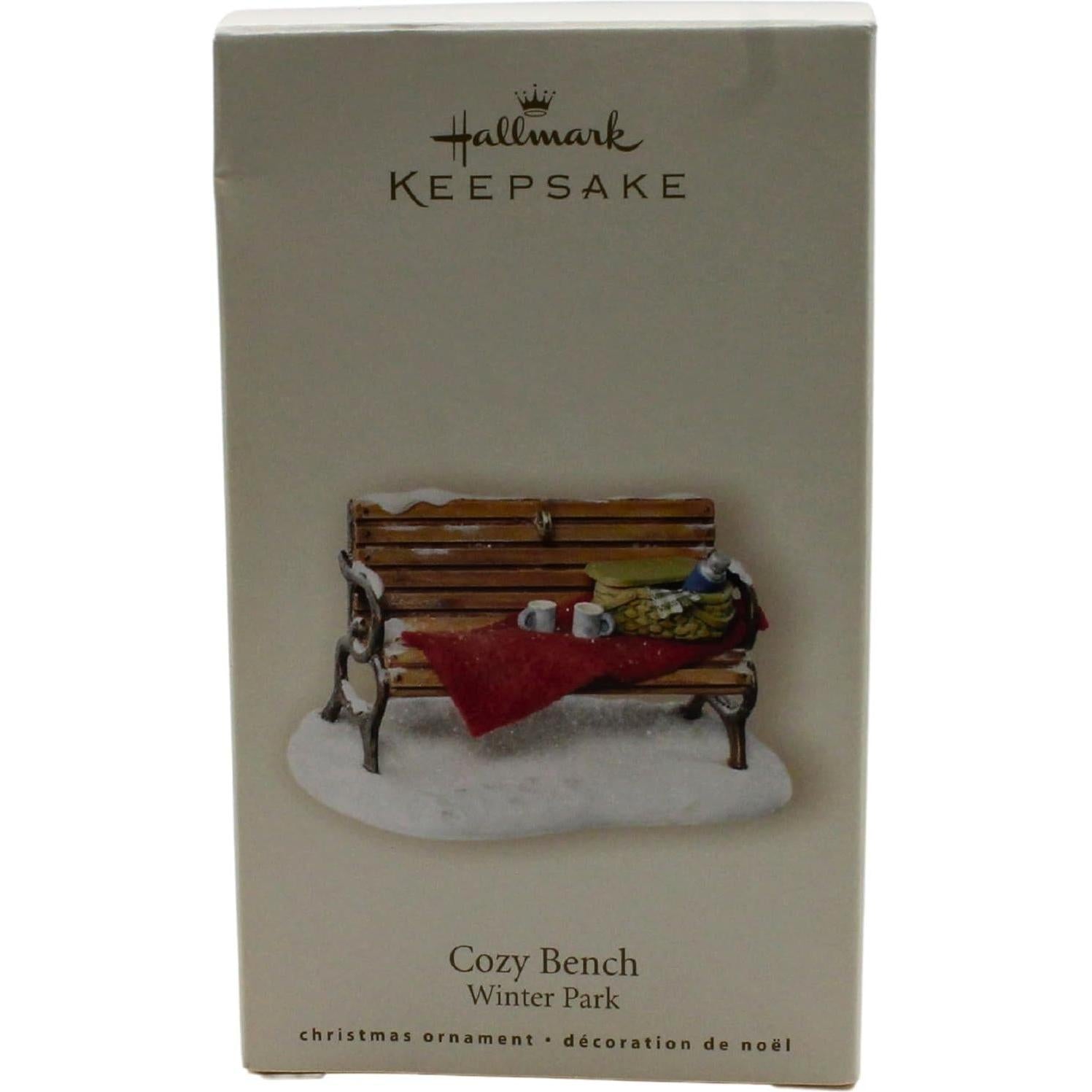 2007 Cozy Bench Hallmark Ornament (Winter Garden) QP1227