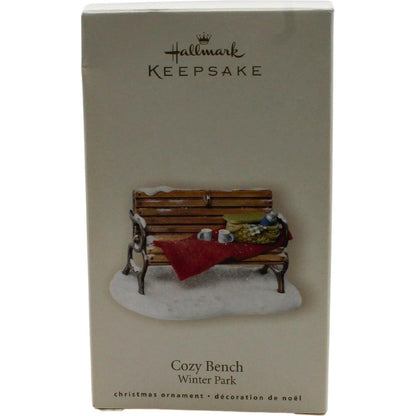 2007 Cozy Bench Hallmark Ornament (Winter Garden) QP1227