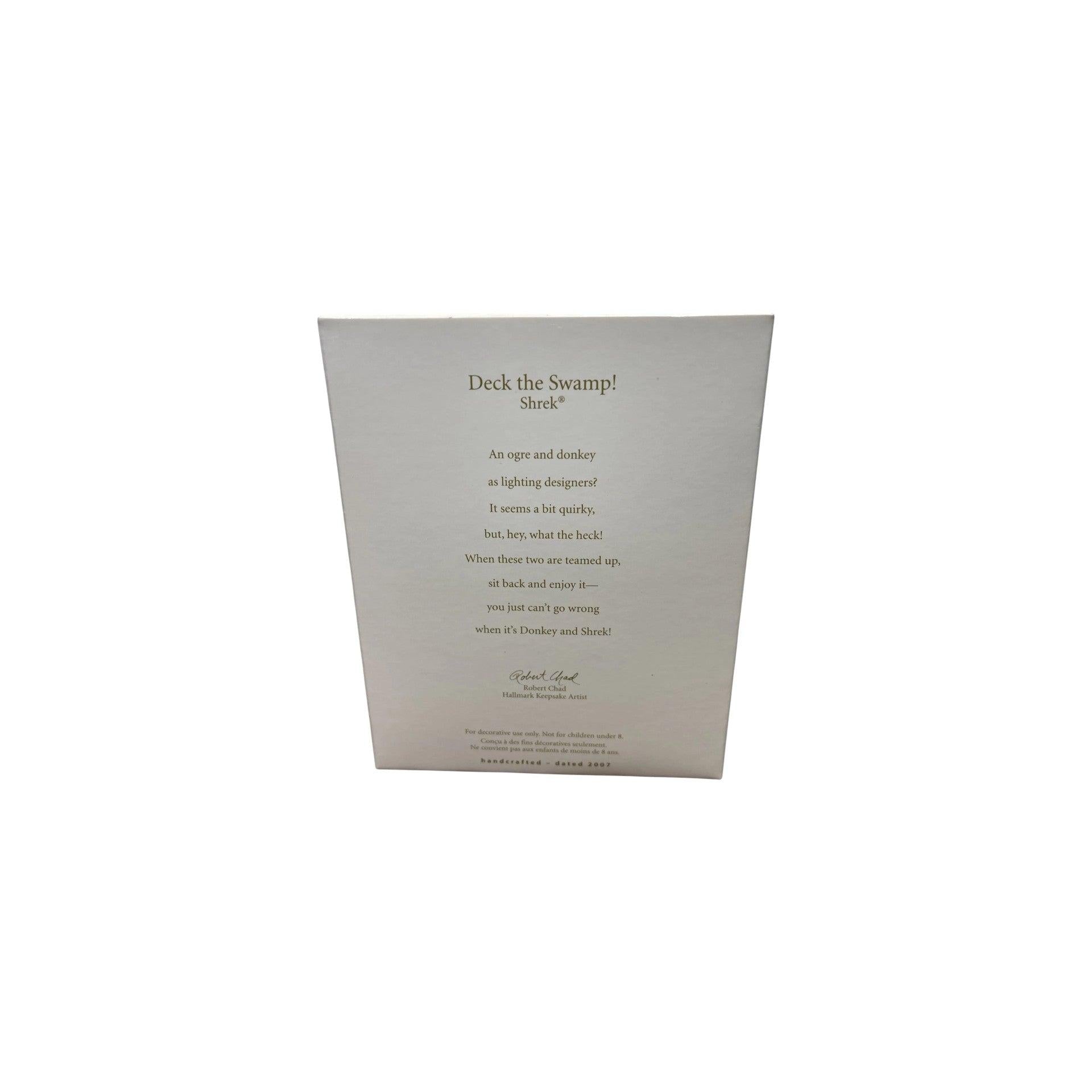 2007 Deck the Swamp! Hallmark Ornament (Shrek) QXI4397 Image5