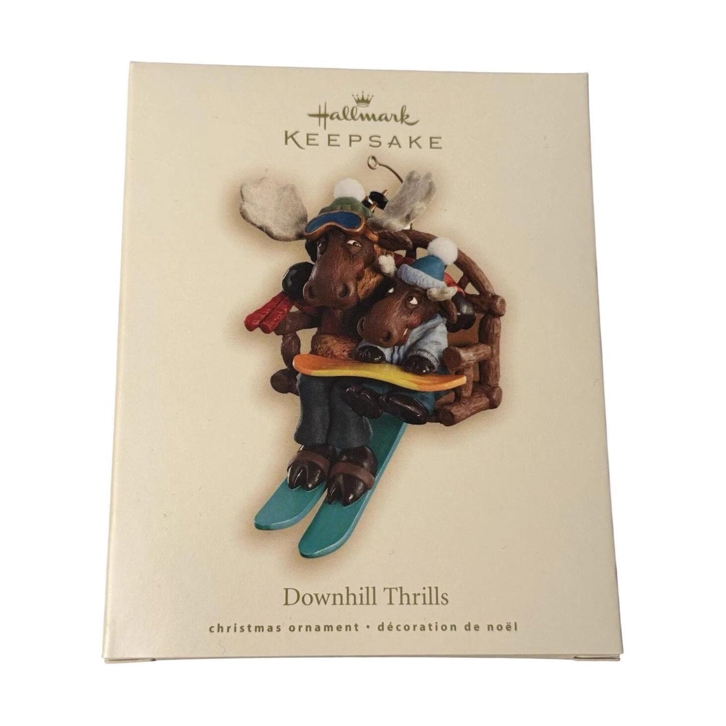 2007 Downhill Thrills Hallmark Ornament (Moose) QXG7119 Image2