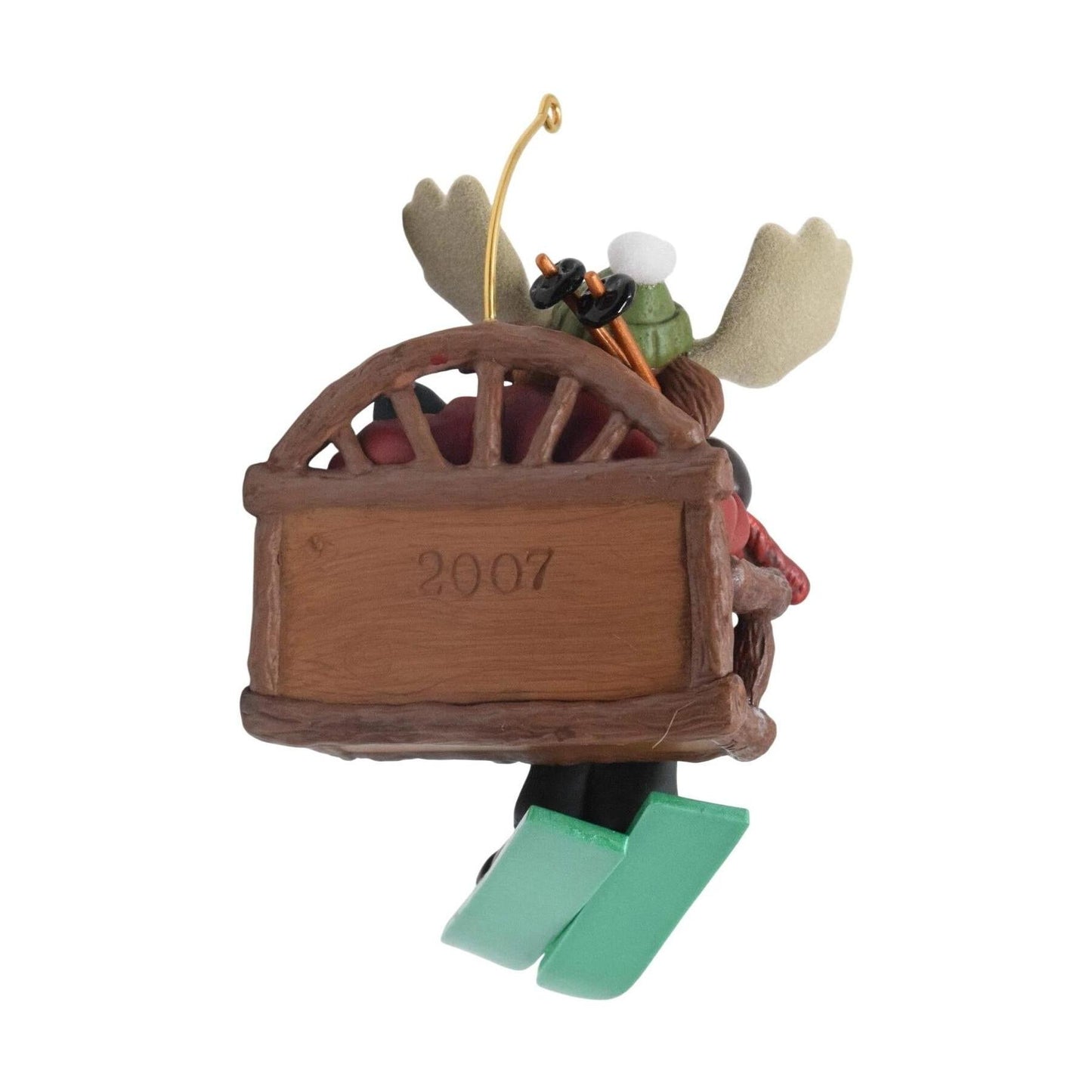 2007 Downhill Thrills Hallmark Ornament (Moose) QXG7119 Image6