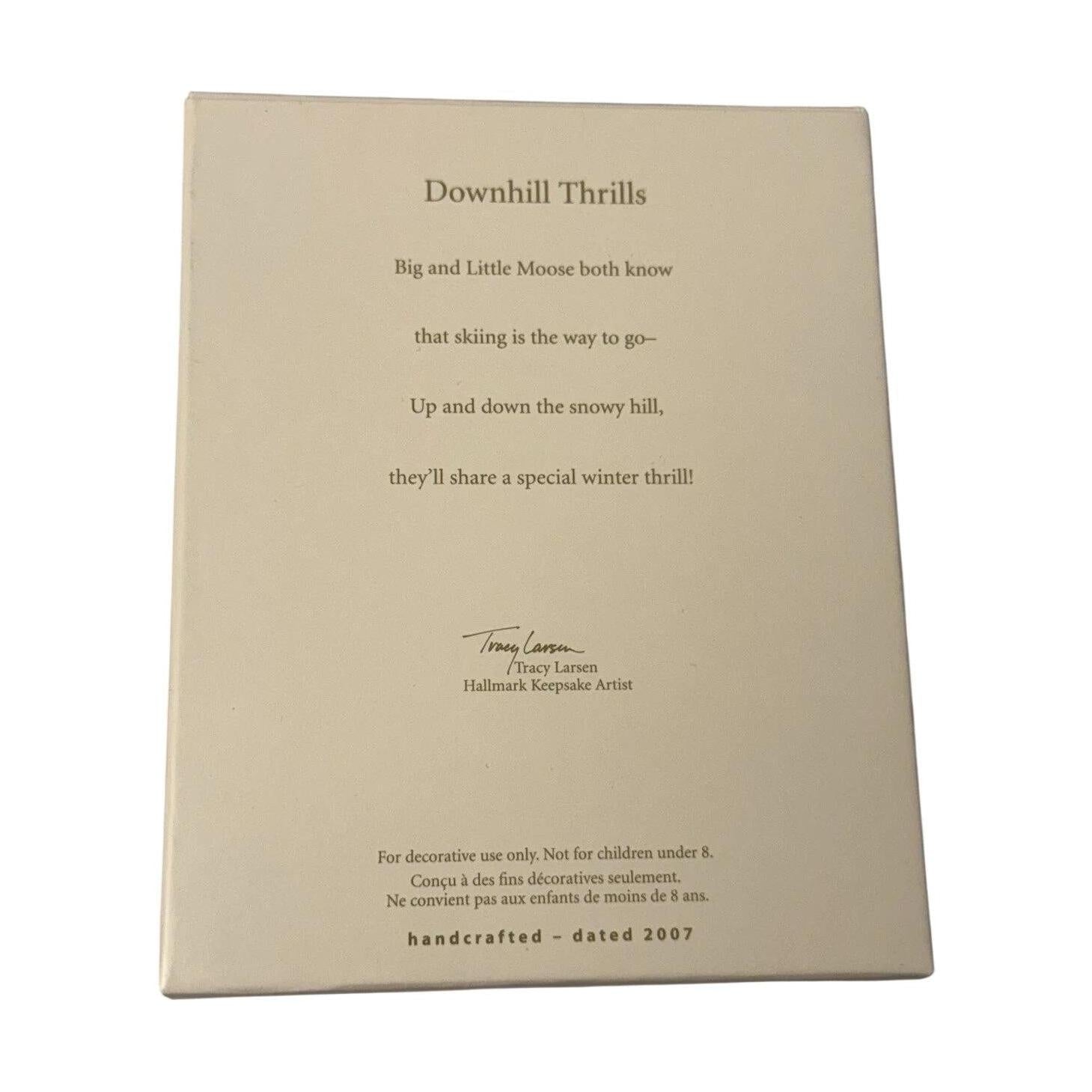 2007 Downhill Thrills Hallmark Ornament (Moose) QXG7119 Image7