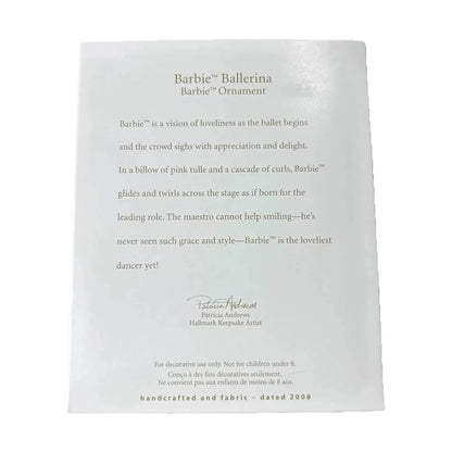 2007 FlowerBallerina Hallmark Ornament (Barbie) QXI2021 Image5
