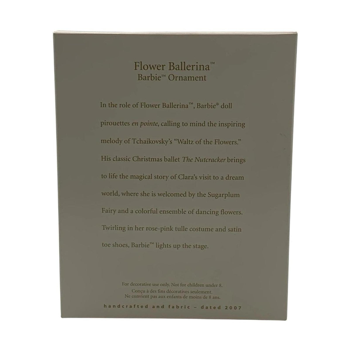 2007 FlowerBallerina Hallmark Ornament (Barbie) QXI2029 Image4