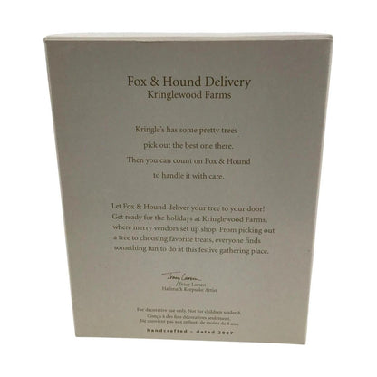 2007 Fox & Hound Delivery Hallmark Ornament (Kringlewood Farms) QP1929 Image6