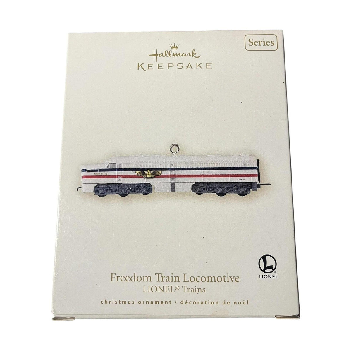 2007 Freedom Train Locomotive Hallmark Ornament (Lionel) QX2347 Image2
