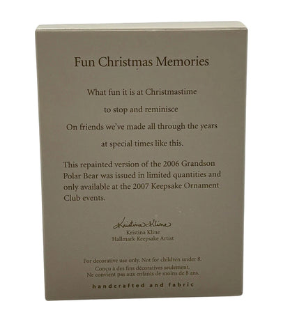 2007 Fun Christmas Hallmark Ornament (Polar Bear) QXC2993 Image4
