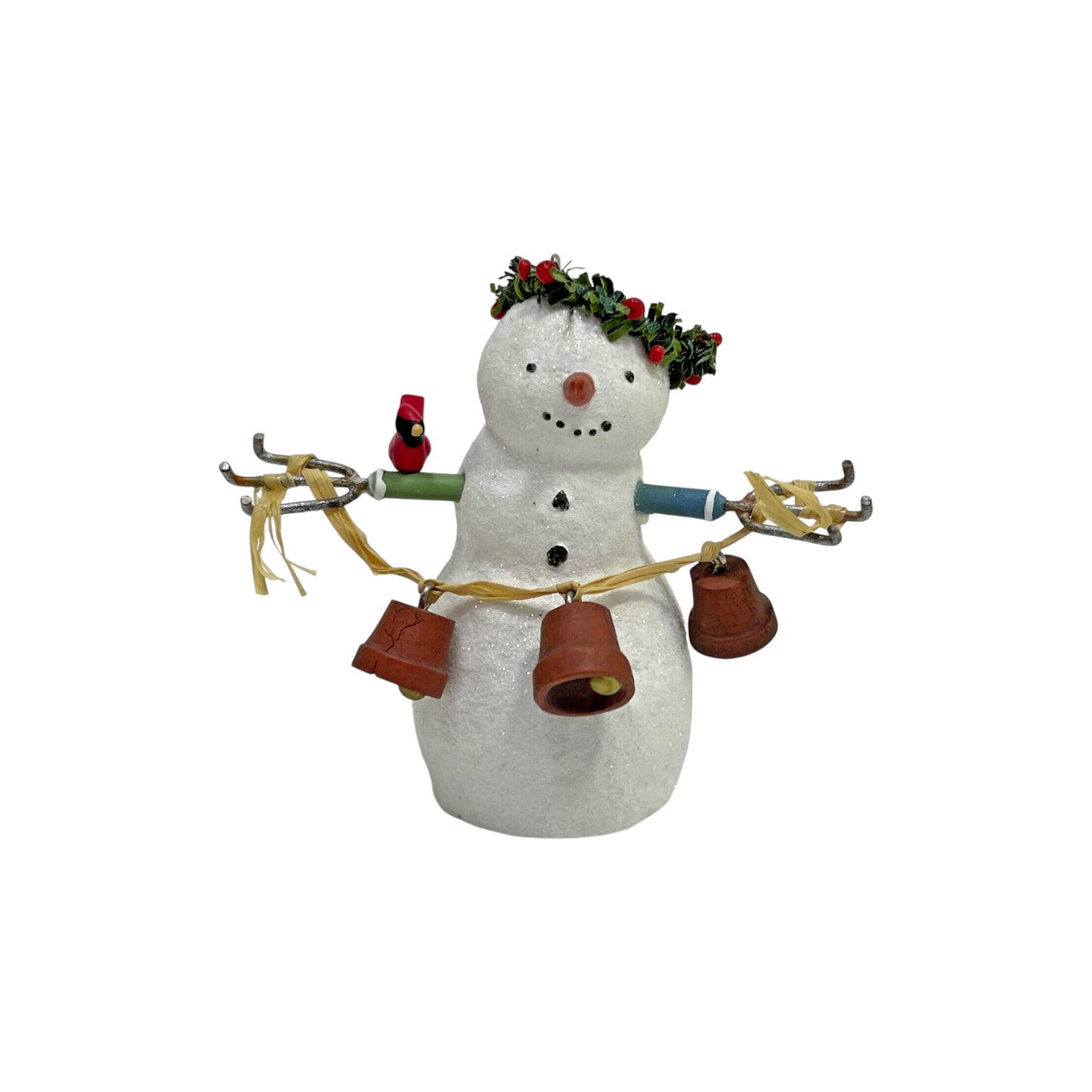 2007 Garden Bells Hallmark Ornament (The Snowmen of Winter Garden) QP1619 Image1