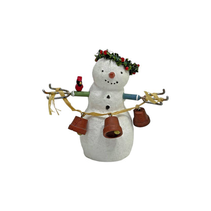 2007 Garden Bells Hallmark Ornament (The Snowmen of Winter Garden) QP1619 Image1