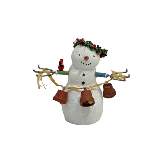 2007 Garden Bells Hallmark Ornament (The Snowmen of Winter Garden) QP1619 Image1
