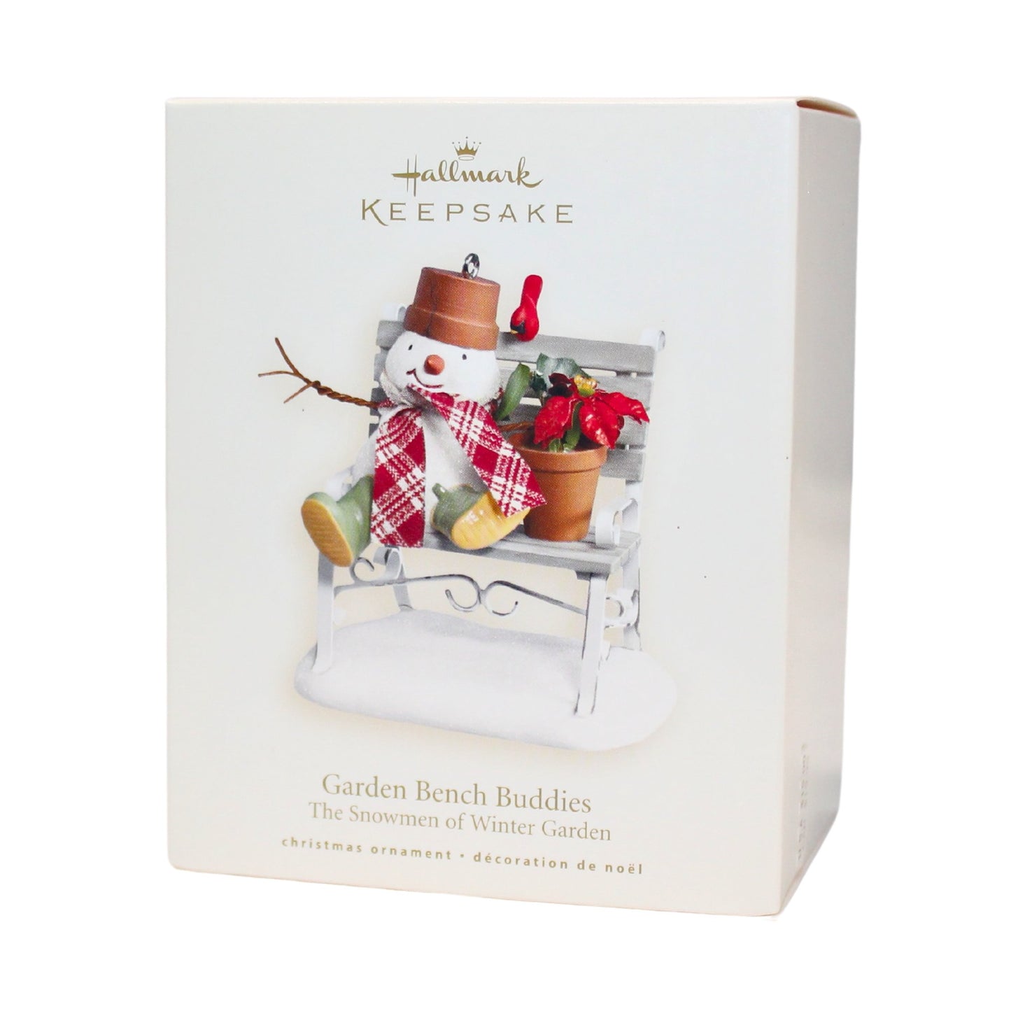 2007 Garden Bench Buddies Hallmark Ornament (The Snowmen of Winter Garden) QP1607