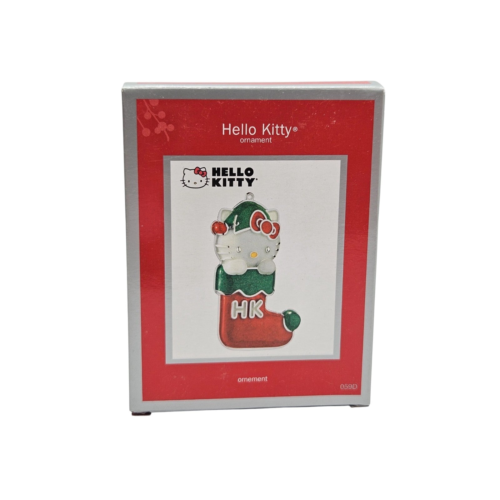 2007 Hello Kitty Christmas Stocking (Hello Kitty Series) Carlton Cards Heirloom Ornament CXOR-059D Image2