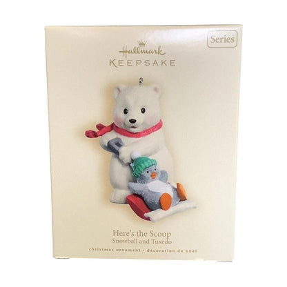 2007 Here's the Scoop Hallmark Ornament (Snowball and Tuxedo) QX7139 Image2