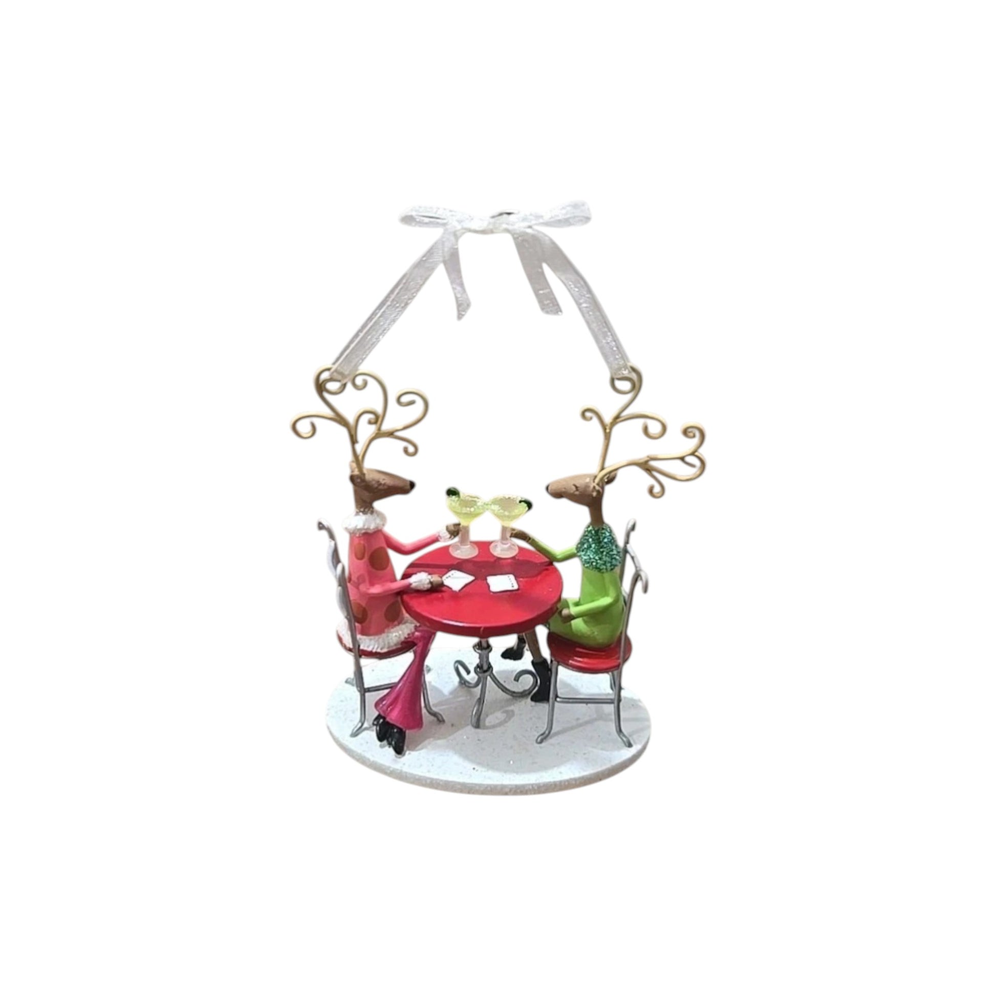 2007 Here's to Friendship (Reindeer) Hallmark Ornament QXG6287 Image1