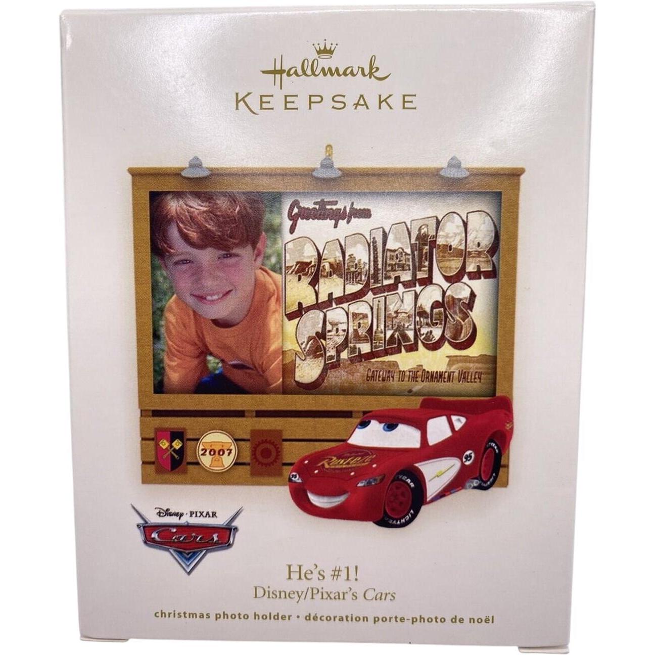 2007 He's #1! Hallmark Ornament (Disney/Pixar's Car) QXD6427