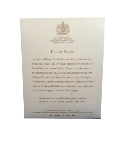 2007 Holiday Parade Wedgewood Hallmark Ornament (Ball) QXE9139