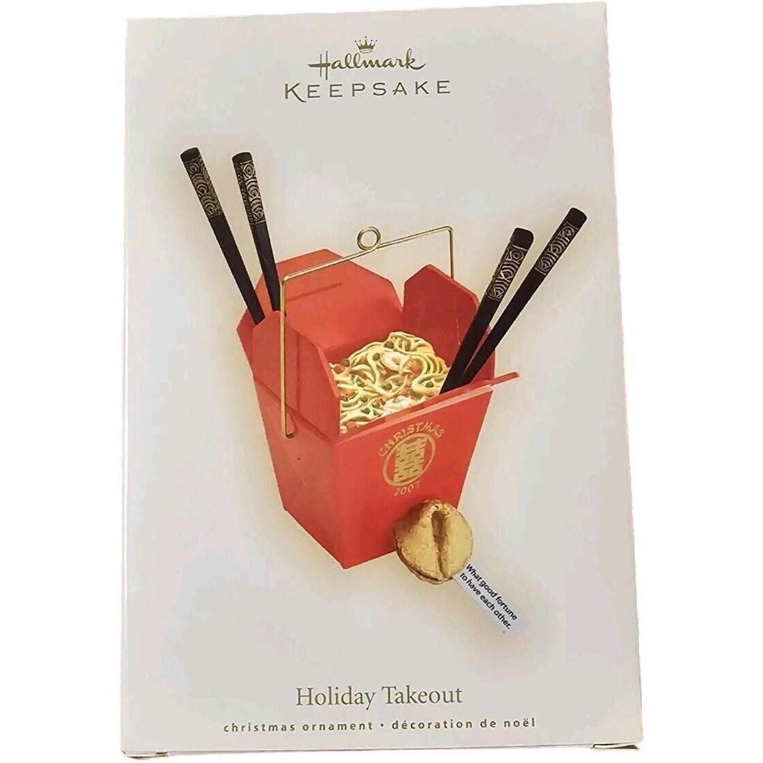 2007 Holiday Takeout Hallmark Ornament (Food) QXG6137