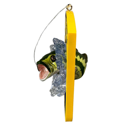 2007 Hooked on Fishing BASS Hallmark Ornament (Fishing) QXI2089 Image3
