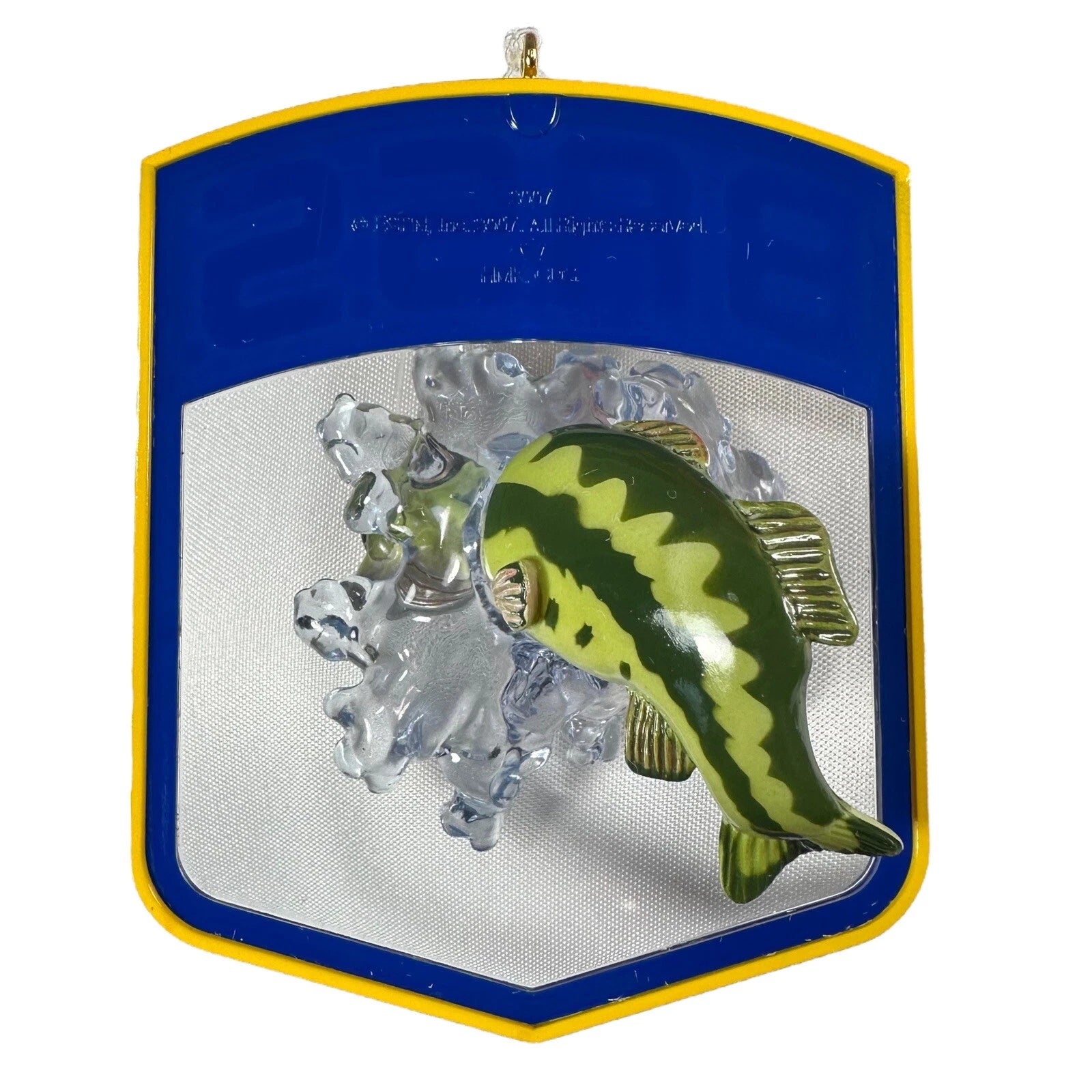 2007 Hooked on Fishing BASS Hallmark Ornament (Fishing) QXI2089 Image5