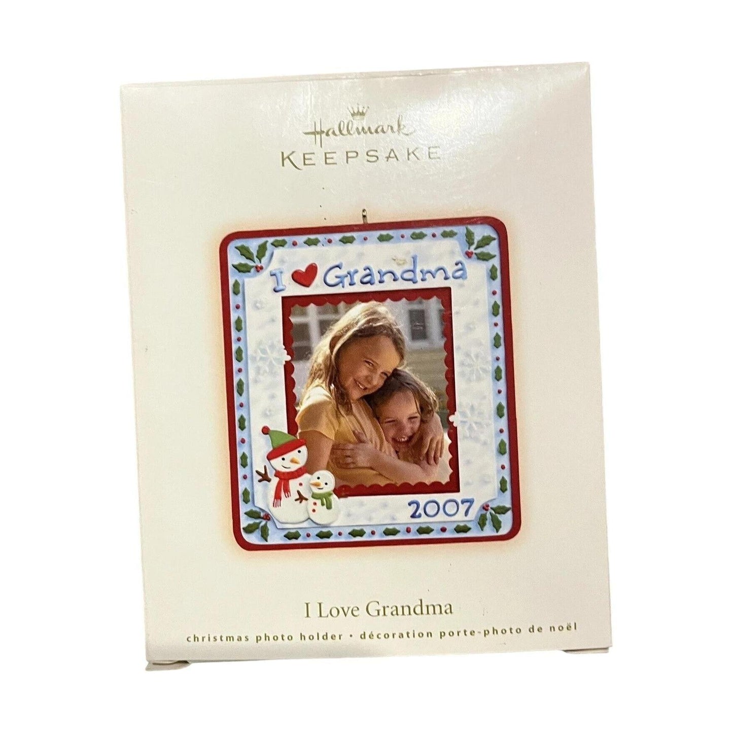 2007 I Love Grandma Hallmark Ornament (Photo Holder) QXG6199 Image2