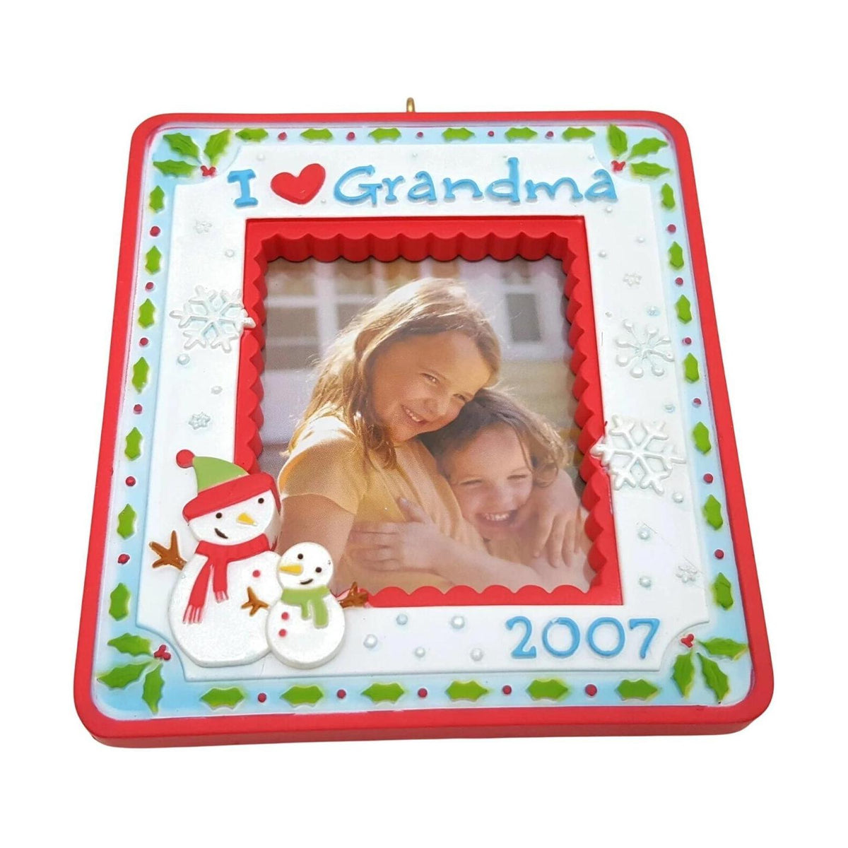 2007 I Love Grandma Hallmark Ornament (Photo Holder) QXG6199 Image4