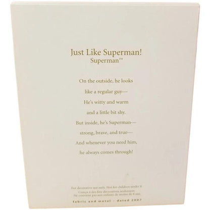 2007 Just Like Superman! Hallmark Ornament (Superman) QXI6237
