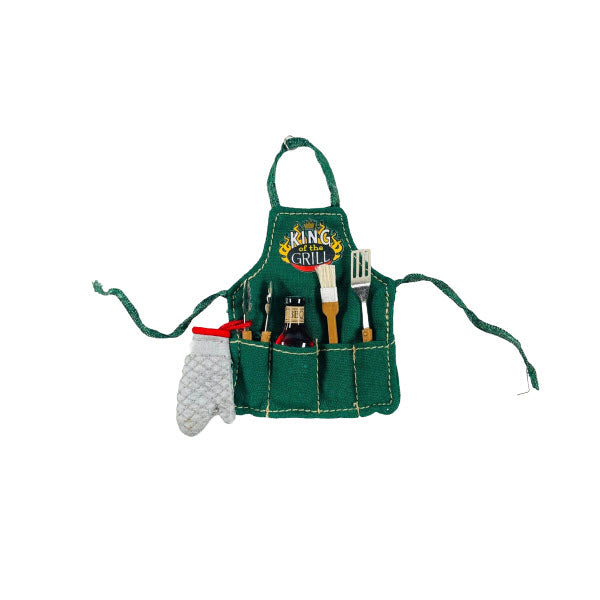 2007 King of the Grill Hallmark Ornament (Apron) QXG2129