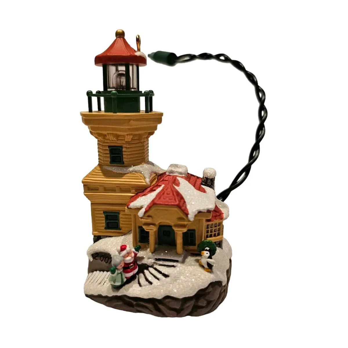 2007 Lighthouse Greetings Hallmark Ornament (Lighthouse Greetings) QX7047 Image1