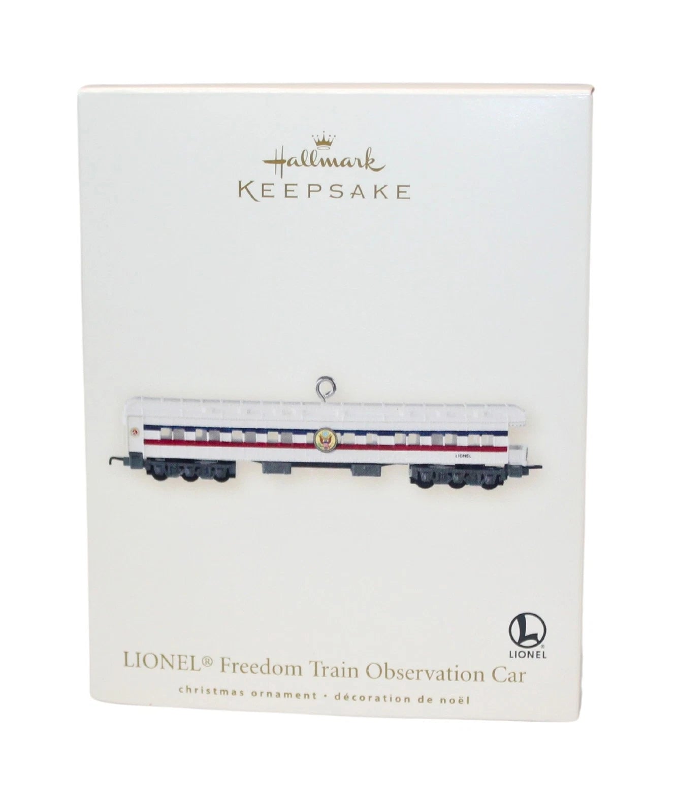 2007 Lionel Freedom Train Observation Car Hallmark Ornament (Lionel) QXI2017