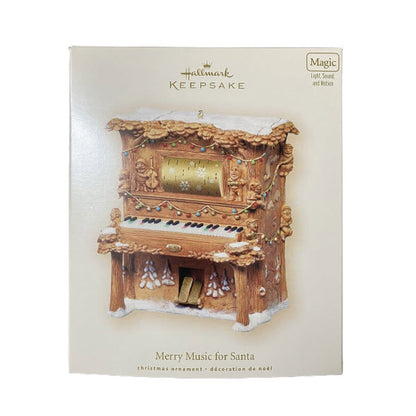 2007 Merry Music for Santa Hallmark Ornament (Piano) QXG7229