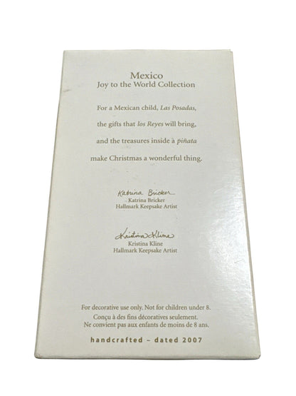 2007 Mexico Hallmark Ornament (Joy to the World) QSR8027 Image5