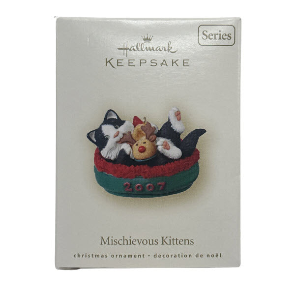 2007 Mischievous Kittens Hallmark Ornament (Mischievous Kittens) QX6089