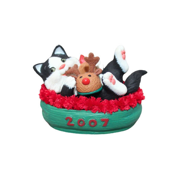 2007 Mischievous Kittens Hallmark Ornament (Mischievous Kittens) QX6089
