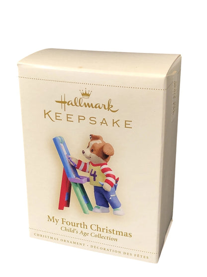 2007 My Fourth Christmas Hallmark Ornament (Child's Age Collection) QXG6337