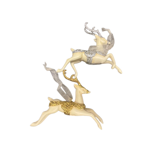 2007 On a Clear Winter's Night Hallmark Ornament (Reindeer) QXE9069 Image1