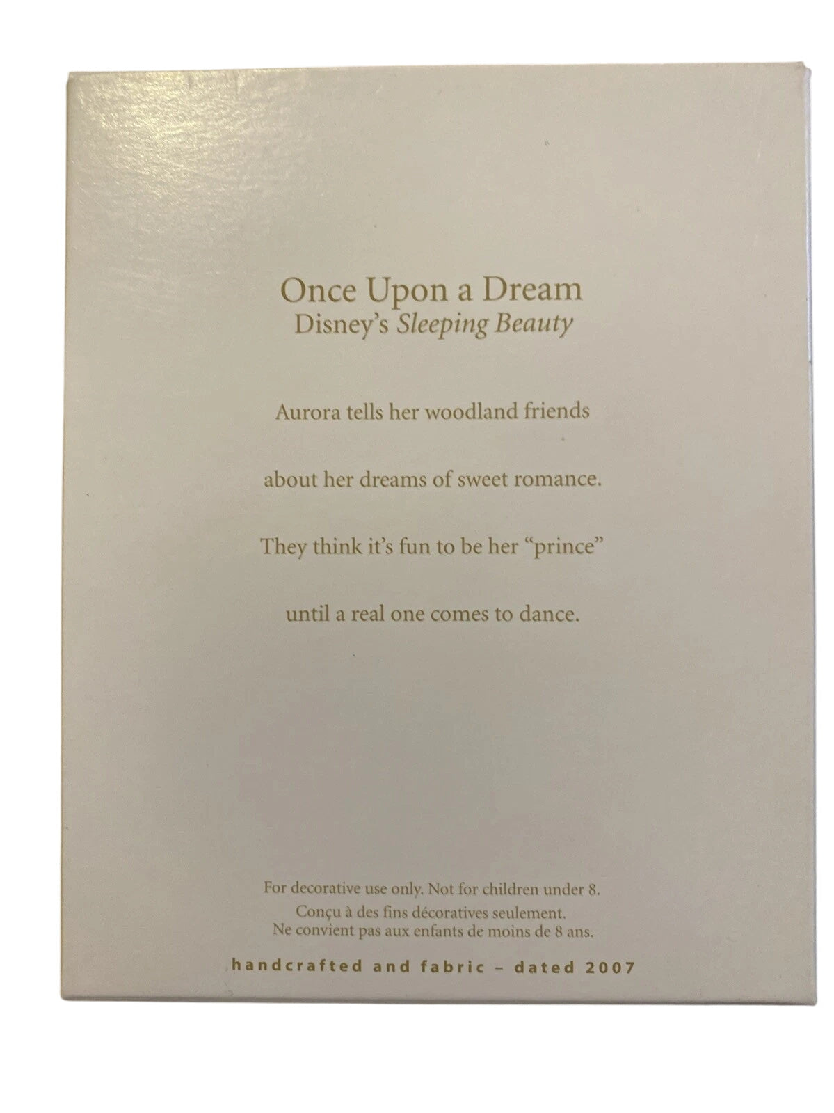 2007 Once Upon a Dream Hallmark Ornament (Sleeping Beauty) QXD4277 Image6