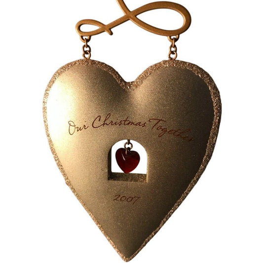 2007 Our Christmas Together Hallmark Ornament (Heart) QXG6439