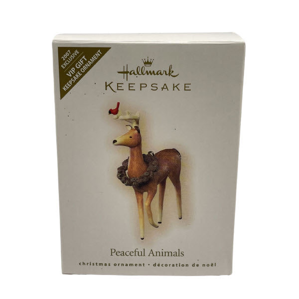 2007 Peaceful Animal Hallmark Ornament (Deer) AD4081AI