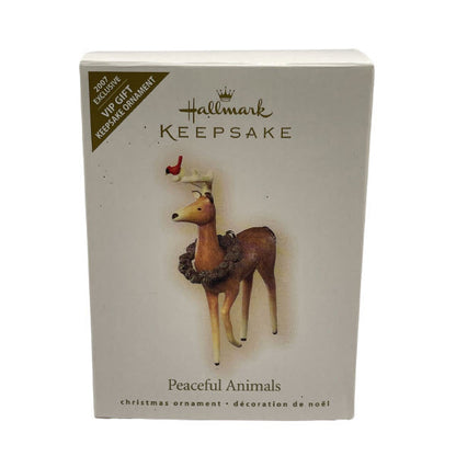 2007 Peaceful Animal Hallmark Ornament (Deer) AD4081AI
