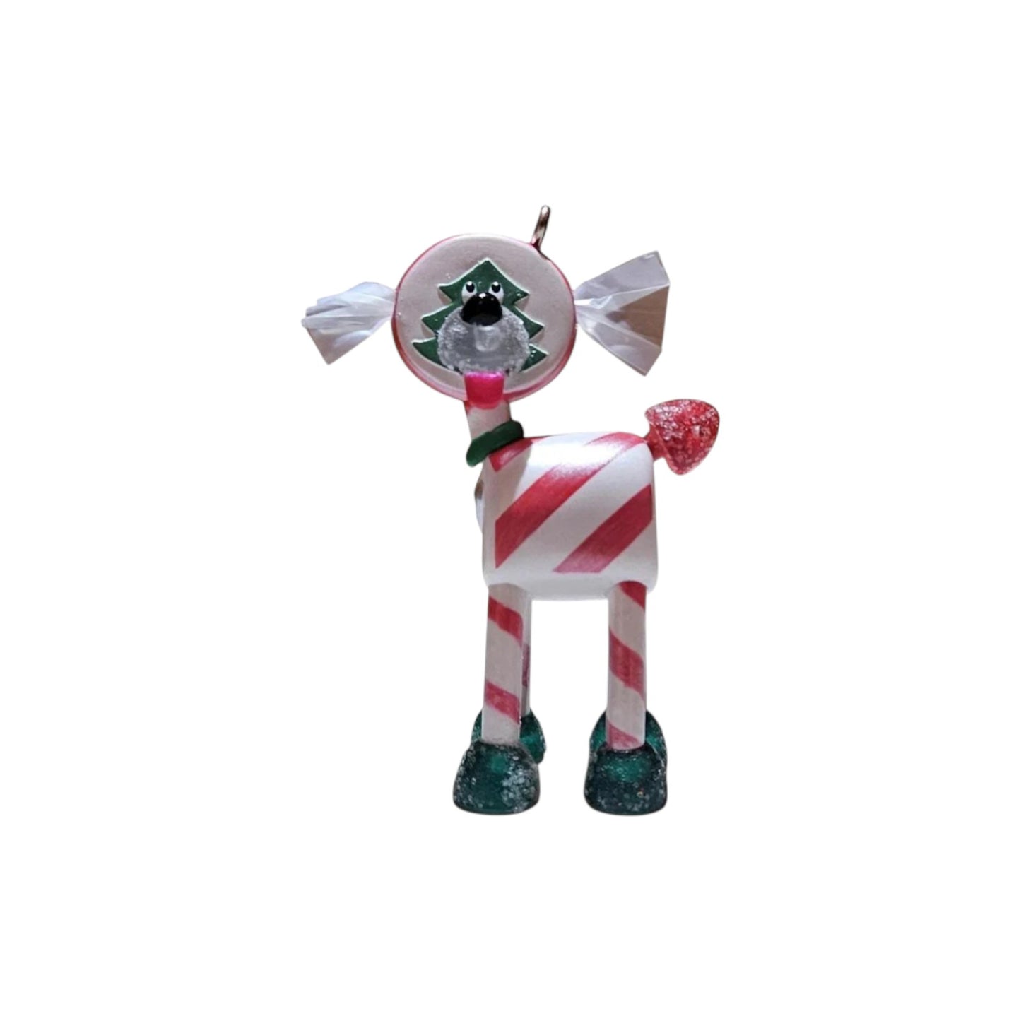 2007 Peppermint Pup Hallmark Ornament (Candy) WD4095 Image1