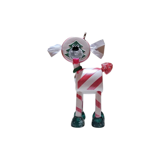 2007 Peppermint Pup Hallmark Ornament (Candy) WD4095 Image1