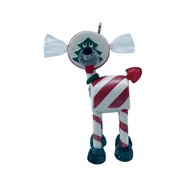 2007 Peppermint Pup Hallmark Ornament (Candy) WD4095